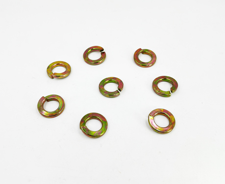 Spring Lock Washer Yellow ZInc